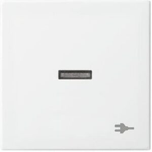 Busch-Jaeger Wippe Kontroll Steckdose Busch-balance SI alpinweiss 1789ST-914 – Bild 1