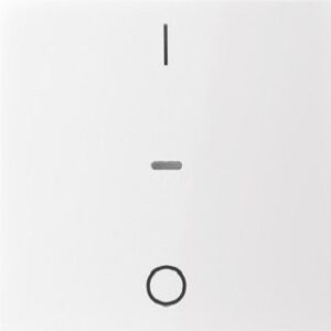 Berker Abdeckung Tastsensor-Modul 1-fach polarweiß glänzend 80962289 – Bild 1