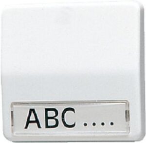 Jung Wippe mit Schriftfeld AP600 für Schalt.,div. Taster alpinws 60NAWW – Bild 1