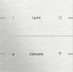 Gira Wippenset 2fach individuell für Tastsensor4 TS4 Edelstahl 5032219 – Bild 1