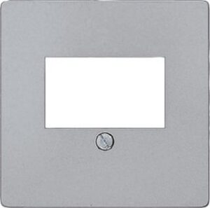 Siemens i-syst Abdeckplatte alu für TAE-/Lautspr. 5TG1256-2 – Bild 1