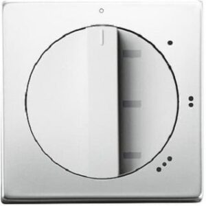 Busch-Jaeger Zentralscheibe Drehschalter edelstahl 3-Stufen 2542DR/01-866 – Bild 1