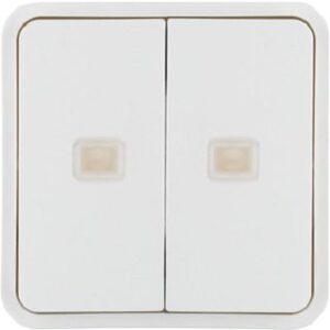 Berker Wippe 2-fach, polarweiß 30863552 – Bild 1