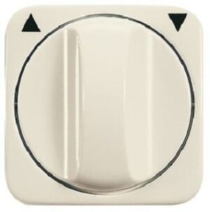 Busch-Jaeger Zentralscheibe mit Drehgriff für Jalousie Duro 2000 SI weiss 2542DR-212 – Bild 1