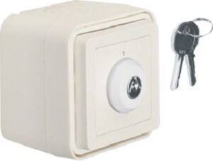 Berker Schlüsselschalter polarweiß, Wechsel 32713502 – Bild 1