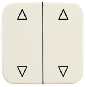 Busch-Jaeger Wippe für Jalousietaster Installationsbus KNX weiss 2505JA/02-212 – Bild 1