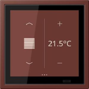Jung KNX Raumcontroller LS TOUCH, NaV terre sienne brûlée 31 LCZ459BFD1S235 – Bild 1