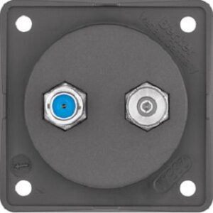 Berker Antennen-Steckdose Radio/SAT anthrazit 945602505 – Bild 1