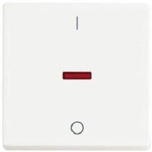 Busch-Jaeger Wippe future linear weiss-matt rote Kalotte 1788-884 – Bild 1