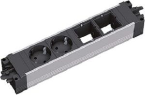 Bachmann Steckdosenleiste STEP ALU 2XCEE7/3 2XCM 906.10933 – Bild 1