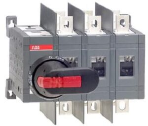 ABB Lastumschalter 3-polig 200A mit Grif OT200E03WCP – Bild 1