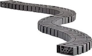 Bachmann Kabelschlange Flex II schwarz - fle xibles Kabelführungssystem zur opti 930.020 – Bild 1