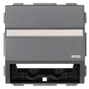 Gira Datenhaube mit Tragring TX_44 anthrazit 087067 – Bild 1