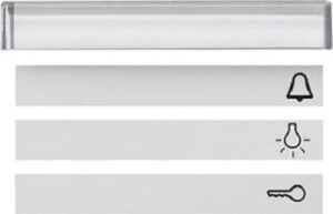 Gira Set Beschriftungsschild System 55 Symbole Licht Klingel Tür 144927 – Bild 1