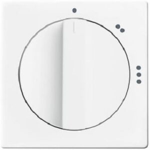 Busch-Jaeger Zentralscheibe Drehschalter future linear davos/studioweiss 2542DR/02-84 – Bild 1