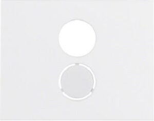 Berker Zentralstück polarweiß für Lautsprecher-Dose 11847009 – Bild 1