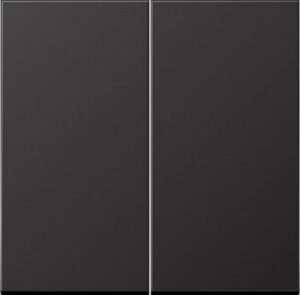 Jung Steuertaste 2fach Standard,  Serie LS, dark (lackiertes Aluminium) AL1702D – Bild 1