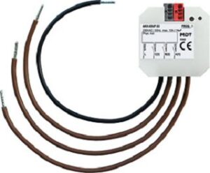 MDT Schaltaktor 3-fach UP 230VAC Kompakt 14µF 2EVG Fan coil AKK-03UP.03 – Bild 1