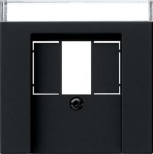 Gira Abdeckung BSF TAE USB System 55 Schwarz matt 0876005 – Bild 1