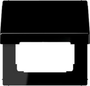 Jung Klappdeckel mit Rückstellf. Serie LS schwarz LS990KLSW – Bild 1