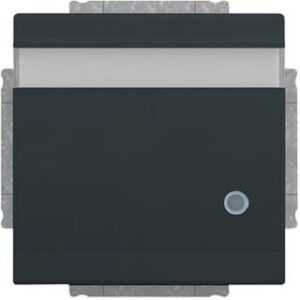 Busch-Jaeger SCHUKO Steckdose mit Klappdeckel mit Beschriftung future linear 20EUKNBL-81 – Bild 1