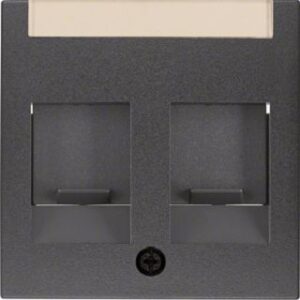 Berker Zentralstück anthrazit 11811606 – Bild 1