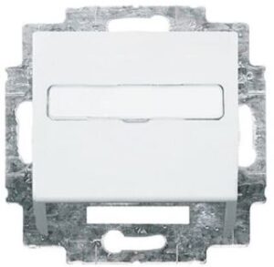 Busch-Jaeger Zentralscheibe, alpinweiß,  Busch-balance SI Abdeckungen f Datenkomm 1758-914 – Bild 1