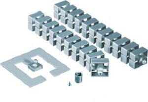 Bachmann Kabelschlange Quadro Set schwarz - flexibles Kabelführungssystem zur o 930.016 – Bild 1