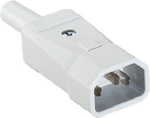 Bachmann Kaltgerätestecker grau 65°C 915.971 – Bild 1