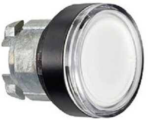 Schneider Electric Frontelement, weiß, flach für Leuchtdruckt.D22mm ZB4BW317 – Bild 1