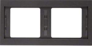 Berker Rahmen K.1 2-fach waager. anthrazit 13637006 – Bild 1