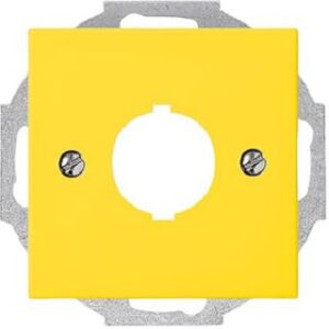 Busch-Jaeger Zentralscheibe, gelb, Busch-balance SI Abdeckungen f Datenkomm 2533-914-15 – Bild 1