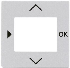 Busch-Jaeger Zentralscheibe EIB alusilber 6435-83 – Bild 1