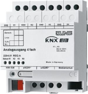 Jung Analogausgang 4fach KNX/EIB 2204.01REGA – Bild 1