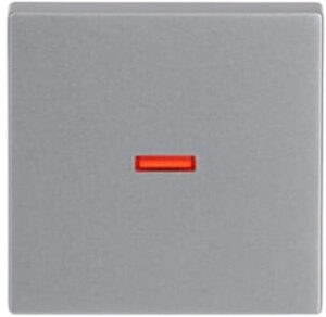 Busch-Jaeger Wippe Aus Wechsel Kreuz T. future linear alusilber 1789-83 – Bild 1