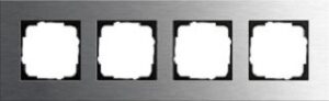 Gira 4-fach Abdeckrahmen Esprit Edelstahl 0214219 – Bild 1