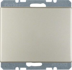 Berker Blindverschluss Edelstahl mit Zentralstück 10457004 – Bild 1