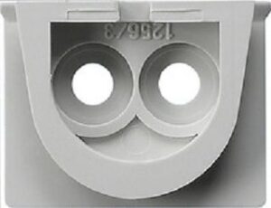 Gira Kabeleinführung 2-fach WG-AP grau IP44 001230 – Bild 1