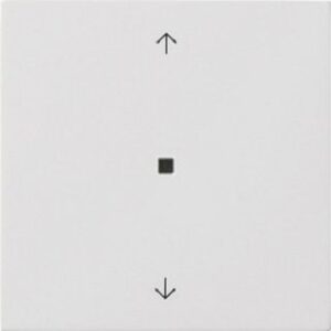 Gira eNet Funk Bedienaufsatz Pfeile Flächenschalter Reinweiß 5494112 – Bild 1