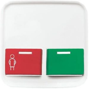 Busch-Jaeger Zentralscheibe, alpinweiß,  Datenkommunikation, Licht-Ton-Rufsysteme 2548-642B-214-101 – Bild 1