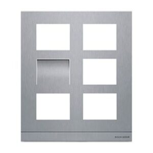 Busch-Jaeger Frontplatte Video 2/3 Edelstahl gebürstet B-W-IP 41386CF-S-03 – Bild 1