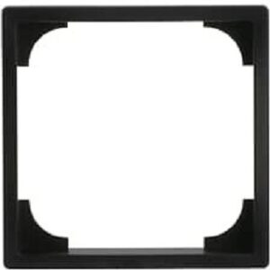 Busch-Jaeger Zwischenring, schwarz matt,  future linear, Abdeckungen für Datenkomm 1747BSI-885 – Bild 1