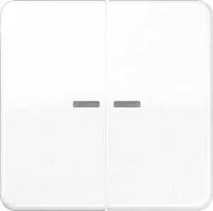 Jung KNX RF Taster 2fach KNX RF Taster 2fach CD10921STRFWW – Bild 1