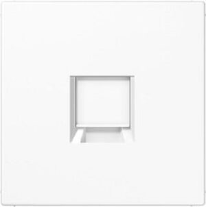 Jung Abdeckung für Modular-Jack-Steckbuc hsen, Serie LS, alpinweiß LS1969-15WEWW – Bild 1