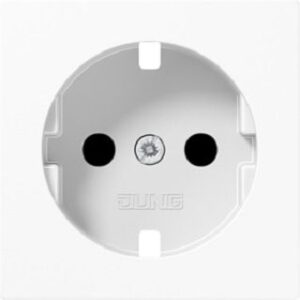 Jung Zentralplatte SCHUKO alpinweiss A1520KIPLWW – Bild 1