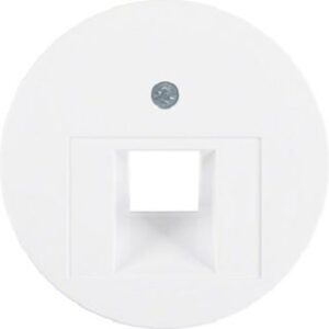 Berker Zentralstück polarweiß glänzend für UAE Steckdose 14072089 – Bild 1