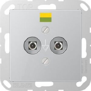 Jung Potentialausgleich-Dose für Leiter bis 6mm aluminium A565-2AL – Bild 1