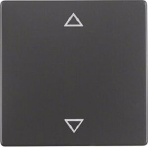 Berker Wippe anthrazit samt mit Aufdruck Pfeile 16206076 – Bild 1