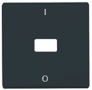 Busch-Jaeger Wippe transparenter Kal. IP44 Allwetter anthrazit 2108-35 – Bild 1