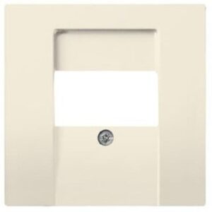 Busch-Jaeger Zentralscheibe TAE-Einsatz savanne/elfenbeinweiss 1766-82 – Bild 1